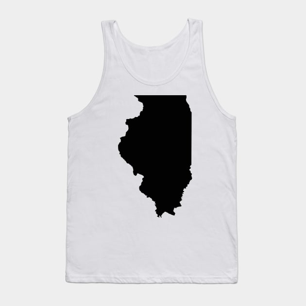 Illinois Pride Tank Top by GreenGuyTeesStore